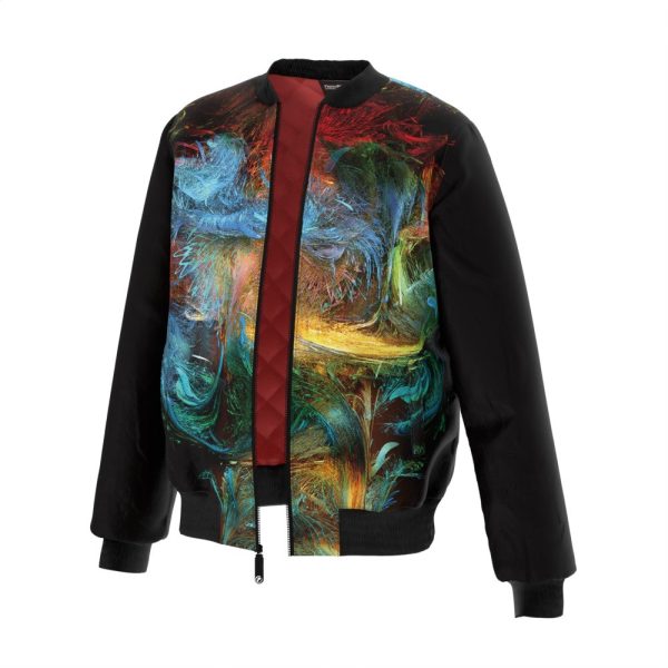 Inner Unlayering Bomber Jacket Hot on Sale - Image 3